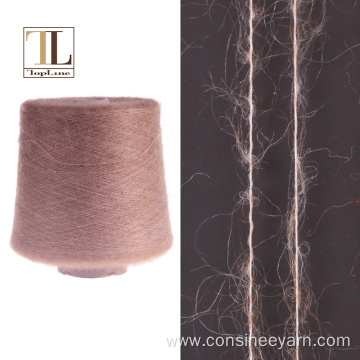 Topline high percent brush super kid mohair yarn